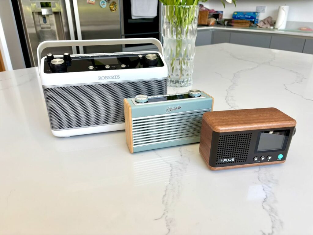 Roberts Stream 219 seen alongside the Rambler Midi and Pure Classic Mini